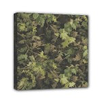 Green Camouflage Military Army Pattern Mini Canvas 6  x 6  (Stretched)