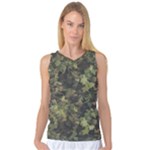 Green Camouflage Military Army Pattern Women s Basketball Tank Top