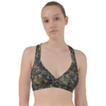 Green Camouflage Military Army Pattern Sweetheart Sports Bra
