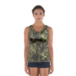 Green Camouflage Military Army Pattern Sport Tank Top 