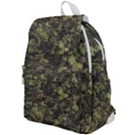 Green Camouflage Military Army Pattern Top Flap Backpack