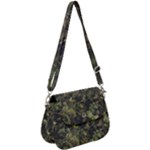 Green Camouflage Military Army Pattern Saddle Handbag