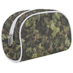 Green Camouflage Military Army Pattern Make Up Case (Medium)