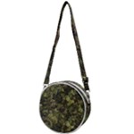 Green Camouflage Military Army Pattern Crossbody Circle Bag