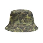 Green Camouflage Military Army Pattern Inside Out Bucket Hat