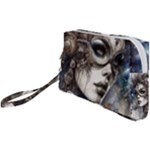 Woman in Space Wristlet Pouch Bag (Small)
