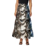 Woman in Space Tiered Ruffle Maxi Skirt