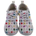Snails Butterflies Pattern Seamless Mens Athletic Shoes