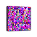 Floor Colorful Triangle Mini Canvas 4  x 4  (Stretched)