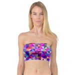 Floor Colorful Triangle Bandeau Top