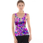 Floor Colorful Triangle Women s Basic Tank Top