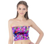 Floor Colorful Triangle Tube Top