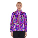 Floor Colorful Triangle Women s Bomber Jacket