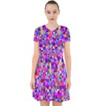 Floor Colorful Triangle Adorable in Chiffon Dress