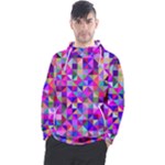 Floor Colorful Triangle Men s Pullover Hoodie