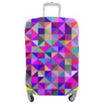 Floor Colorful Triangle Luggage Cover (Medium)