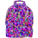 Floor Colorful Triangle Mini Full Print Backpack