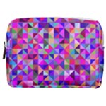 Floor Colorful Triangle Make Up Pouch (Medium)