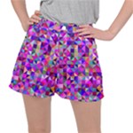 Floor Colorful Triangle Women s Ripstop Shorts