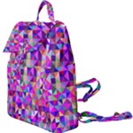 Floor Colorful Triangle Buckle Everyday Backpack