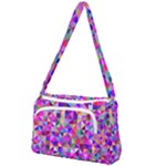 Floor Colorful Triangle Front Pocket Crossbody Bag