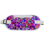 Floor Colorful Triangle Rounded Waist Pouch