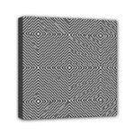 Abstract Diagonal Stripe Pattern Seamless Mini Canvas 6  x 6  (Stretched)