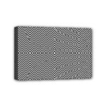 Abstract Diagonal Stripe Pattern Seamless Mini Canvas 6  x 4  (Stretched)
