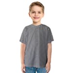 Abstract Diagonal Stripe Pattern Seamless Kids  Sport Mesh T-Shirt