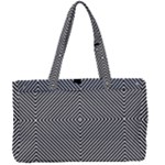 Abstract Diagonal Stripe Pattern Seamless Canvas Work Bag