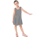Abstract Diagonal Stripe Pattern Seamless Kids  Sleeveless Dress