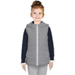 Abstract Diagonal Stripe Pattern Seamless Kids  Hooded Puffer Vest