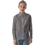 Abstract Diagonal Stripe Pattern Seamless Kids  Long Sleeve Shirt