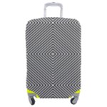 Abstract Diagonal Stripe Pattern Seamless Luggage Cover (Medium)