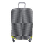 Abstract Diagonal Stripe Pattern Seamless Luggage Cover (Small)