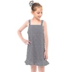 Abstract Diagonal Stripe Pattern Seamless Kids  Overall Dress