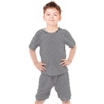 Abstract Diagonal Stripe Pattern Seamless Kids  T-Shirt and Shorts Set
