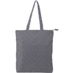 Abstract Diagonal Stripe Pattern Seamless Double Zip Up Tote Bag