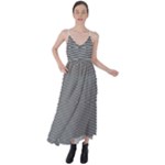 Abstract Diagonal Stripe Pattern Seamless Tie Back Maxi Dress