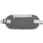 Abstract Diagonal Stripe Pattern Seamless Rounded Waist Pouch