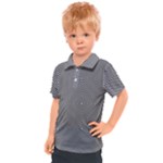 Abstract Diagonal Stripe Pattern Seamless Kids  Polo T-Shirt