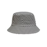 Abstract Diagonal Stripe Pattern Seamless Bucket Hat (Kids)