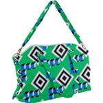 Beauitiful Geometry Canvas Crossbody Bag