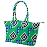 Beauitiful Geometry Canvas Shoulder Bag
