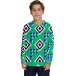 Beauitiful Geometry Kids  Crewneck Sweatshirt