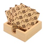 Beauitiful Geometry Bamboo Coaster Set