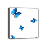 Butterfly-blue-phengaris Mini Canvas 4  x 4  (Stretched)