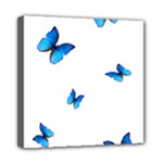 Butterfly-blue-phengaris Mini Canvas 8  x 8  (Stretched)