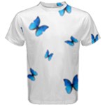 Butterfly-blue-phengaris Men s Cotton T-Shirt
