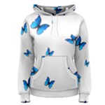 Butterfly-blue-phengaris Women s Pullover Hoodie